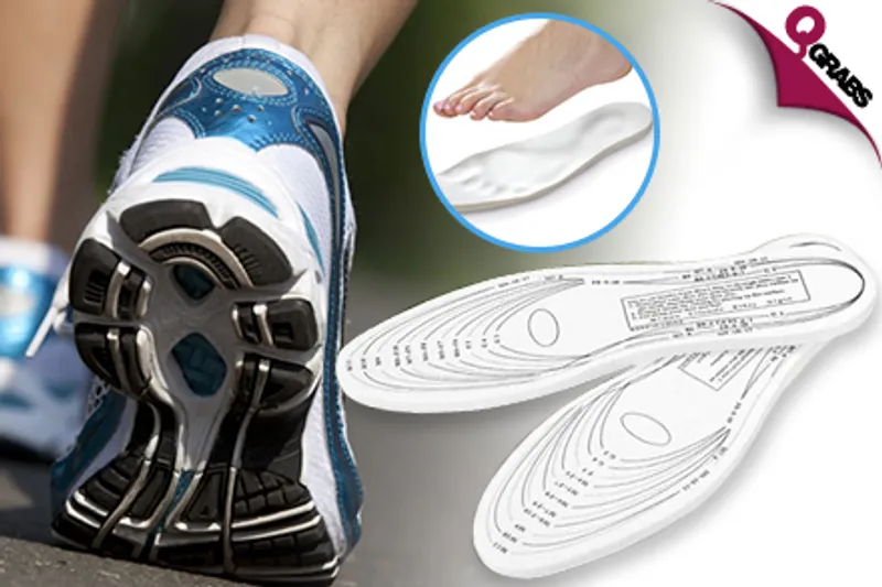 From QR25, Walk on Air with Comfy Shoe Insoles that Mold to the Shape of Your Feet! (Up to QR90 Value)